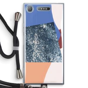 CaseCompany Billy: Sony Xperia XZ1 Transparant Hoesje met koord