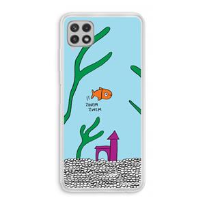 CaseCompany Aquarium: Samsung Galaxy A22 4G Transparant Hoesje