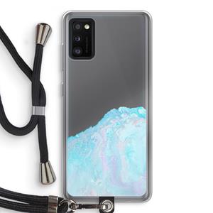 CaseCompany Fantasie pastel: Samsung Galaxy A41 Transparant Hoesje met koord