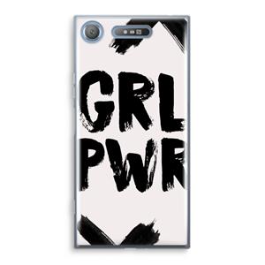 CaseCompany Girl Power #2: Sony Xperia XZ1 Transparant Hoesje