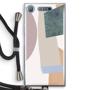 CaseCompany Lindo: Sony Xperia XZ1 Transparant Hoesje met koord