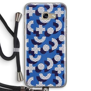 CaseCompany 8-bit N°5: Samsung Galaxy A5 (2017) Transparant Hoesje met koord