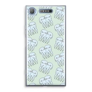 CaseCompany Octopussen: Sony Xperia XZ1 Transparant Hoesje