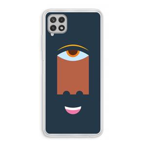 CaseCompany Mono M: Samsung Galaxy A22 4G Transparant Hoesje