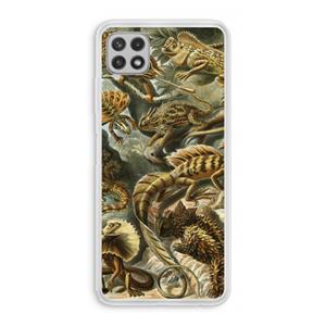 CaseCompany Haeckel Lacertilia: Samsung Galaxy A22 4G Transparant Hoesje