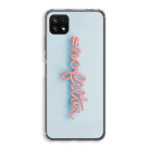 CaseCompany nofilter: Samsung Galaxy A22 5G Transparant Hoesje