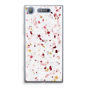 CaseCompany Terrazzo N°9: Sony Xperia XZ1 Transparant Hoesje