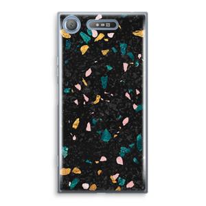 CaseCompany Terrazzo N°10: Sony Xperia XZ1 Transparant Hoesje