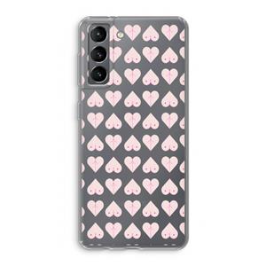 CaseCompany Ass 'n Titties: Samsung Galaxy S21 Transparant Hoesje