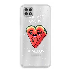 CaseCompany One In A Melon: Samsung Galaxy A22 4G Transparant Hoesje