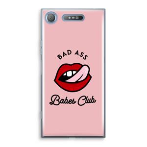 CaseCompany Badass Babes Club: Sony Xperia XZ1 Transparant Hoesje