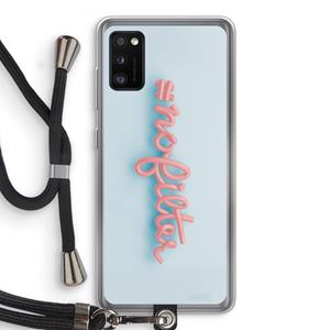 CaseCompany nofilter: Samsung Galaxy A41 Transparant Hoesje met koord