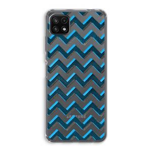 CaseCompany Onderbroken lijn: Samsung Galaxy A22 5G Transparant Hoesje