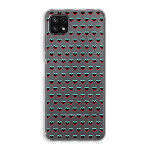 CaseCompany Hartjes: Samsung Galaxy A22 5G Transparant Hoesje