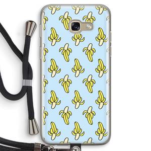 CaseCompany Bananas: Samsung Galaxy A5 (2017) Transparant Hoesje met koord