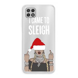 CaseCompany Came To Sleigh: Samsung Galaxy A22 4G Transparant Hoesje