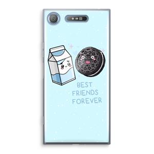 CaseCompany Best Friend Forever: Sony Xperia XZ1 Transparant Hoesje
