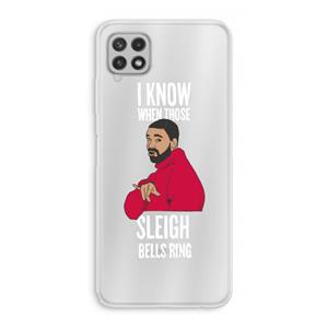 CaseCompany Sleigh Bells Ring: Samsung Galaxy A22 4G Transparant Hoesje