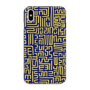 CaseCompany Majorelle Blue Print: iPhone X Tough Case