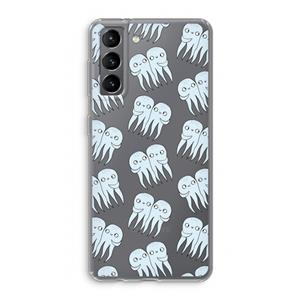 CaseCompany Octopussen: Samsung Galaxy S21 Transparant Hoesje