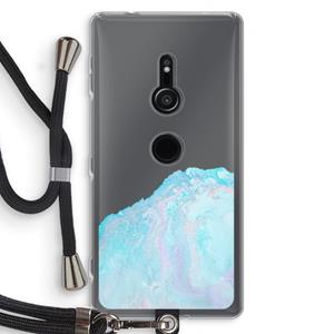 CaseCompany Fantasie pastel: Sony Xperia XZ2 Transparant Hoesje met koord