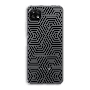 CaseCompany Magic pattern: Samsung Galaxy A22 5G Transparant Hoesje