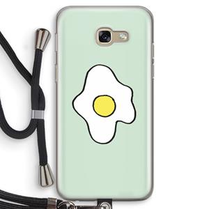 CaseCompany Spiegelei: Samsung Galaxy A5 (2017) Transparant Hoesje met koord