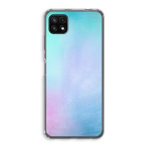 CaseCompany mist pastel: Samsung Galaxy A22 5G Transparant Hoesje