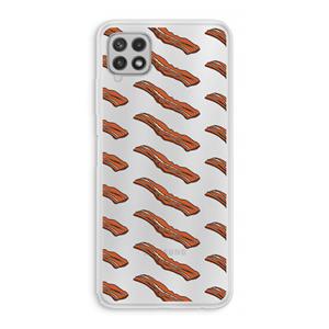 CaseCompany Bacon to my eggs #2: Samsung Galaxy A22 4G Transparant Hoesje