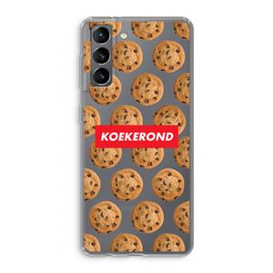 CaseCompany Koekerond: Samsung Galaxy S21 Transparant Hoesje