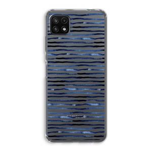 CaseCompany Verrassende lijnen: Samsung Galaxy A22 5G Transparant Hoesje