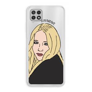 CaseCompany Mary Kate: Samsung Galaxy A22 4G Transparant Hoesje
