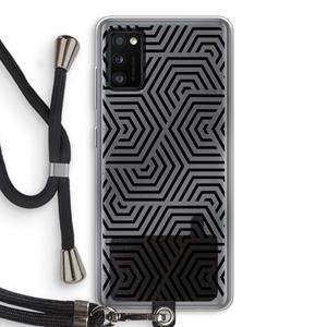 CaseCompany Magic pattern: Samsung Galaxy A41 Transparant Hoesje met koord