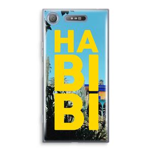 CaseCompany Habibi Majorelle : Sony Xperia XZ1 Transparant Hoesje