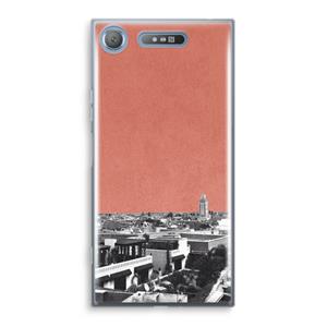 CaseCompany Marrakech Skyline : Sony Xperia XZ1 Transparant Hoesje