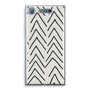 CaseCompany Marrakech Arrows: Sony Xperia XZ1 Transparant Hoesje