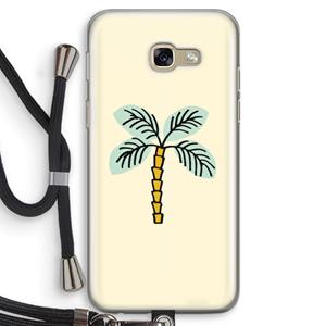 CaseCompany Palmboom: Samsung Galaxy A5 (2017) Transparant Hoesje met koord