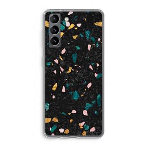 CaseCompany Terrazzo N°10: Samsung Galaxy S21 Transparant Hoesje