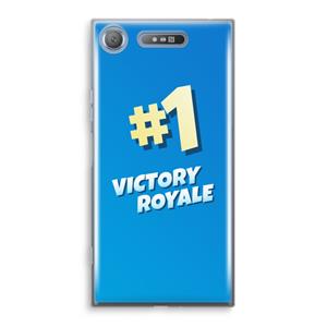 CaseCompany Victory Royale: Sony Xperia XZ1 Transparant Hoesje