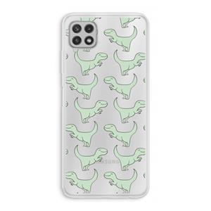 CaseCompany Dinos: Samsung Galaxy A22 4G Transparant Hoesje