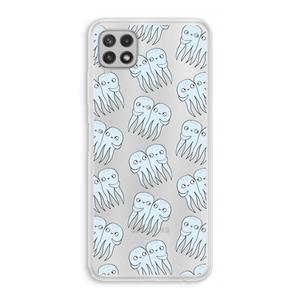 CaseCompany Octopussen: Samsung Galaxy A22 4G Transparant Hoesje