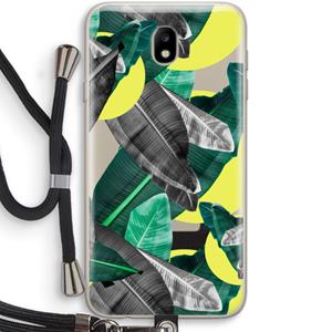 CaseCompany Fantasie jungle: Samsung Galaxy J7 (2017) Transparant Hoesje met koord