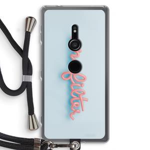CaseCompany nofilter: Sony Xperia XZ2 Transparant Hoesje met koord