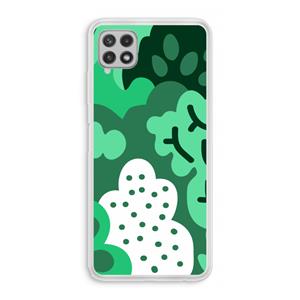 CaseCompany Bushes: Samsung Galaxy A22 4G Transparant Hoesje