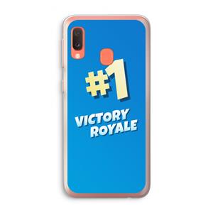 CaseCompany Victory Royale: Samsung Galaxy A20e Transparant Hoesje