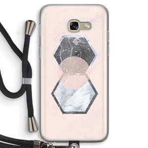 CaseCompany Creatieve toets: Samsung Galaxy A5 (2017) Transparant Hoesje met koord