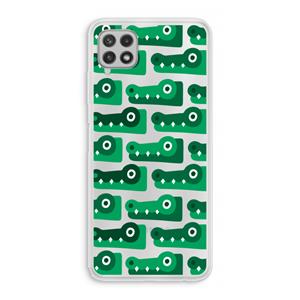 CaseCompany Crocs: Samsung Galaxy A22 4G Transparant Hoesje