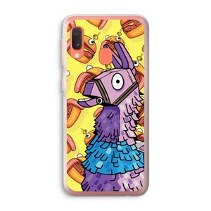 CaseCompany Loot Burger: Samsung Galaxy A20e Transparant Hoesje