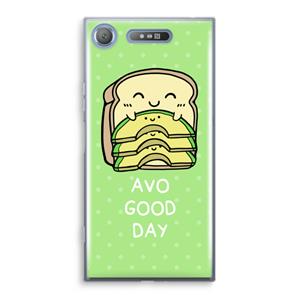 CaseCompany Avo Good Day: Sony Xperia XZ1 Transparant Hoesje
