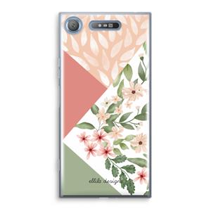 CaseCompany Sweet heaven geometrics: Sony Xperia XZ1 Transparant Hoesje